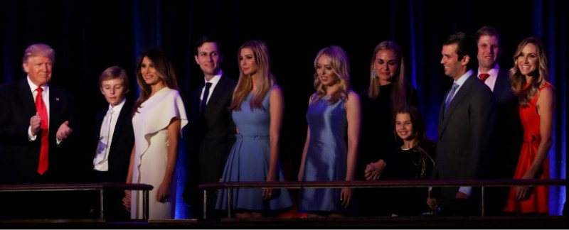 familia trump getty