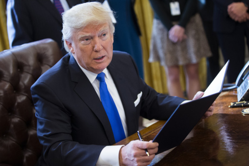 President Trump Signs Executive Orders On Oil Pipelines