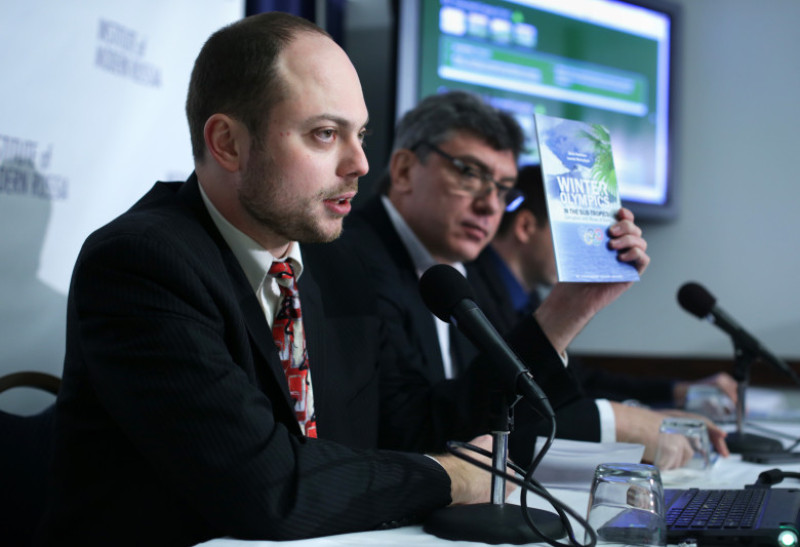 Russian Opposition Leaders Discuss Corruption At Sochi Olympics