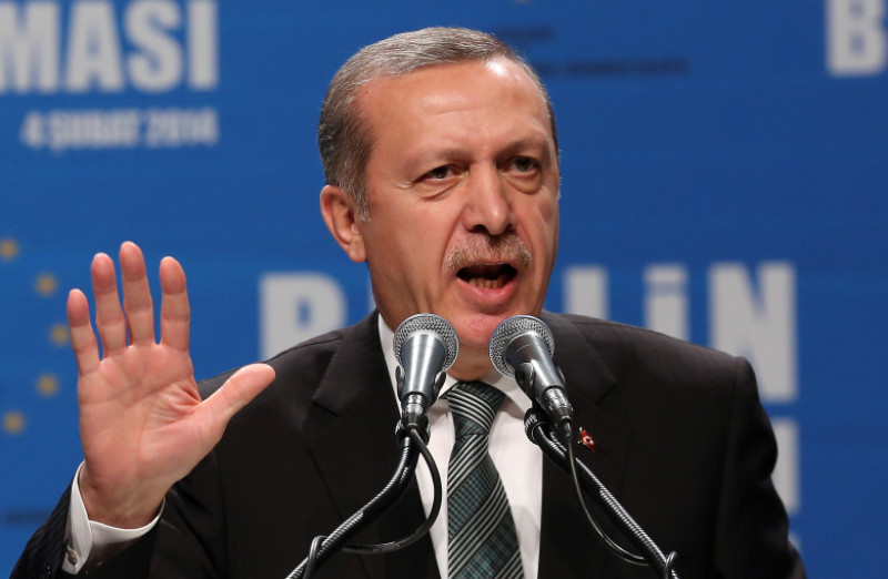 Turkish Prime Minister Erdogan Holds Rally In Berlin