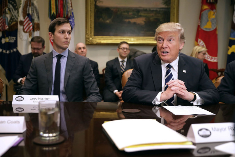 President Trump Meets With Cyber Security Experts At White House