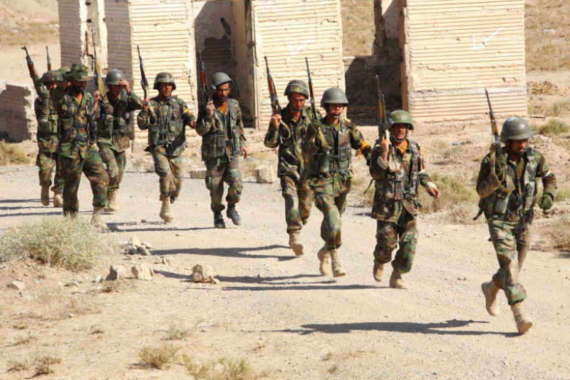 British Troops Put Afghan Forces Through Training Exercises