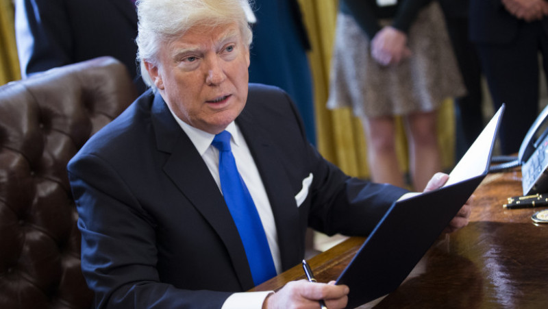 President Trump Signs Executive Orders On Oil Pipelines