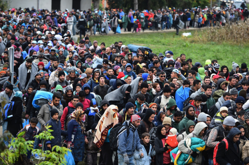 Migrants Cross Into Slovenia