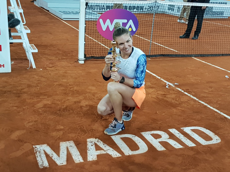 Simona Halep Regina Turneului De La Madrid
