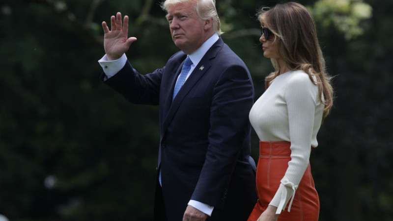 President Trump Departs White House For First Overseas Trip