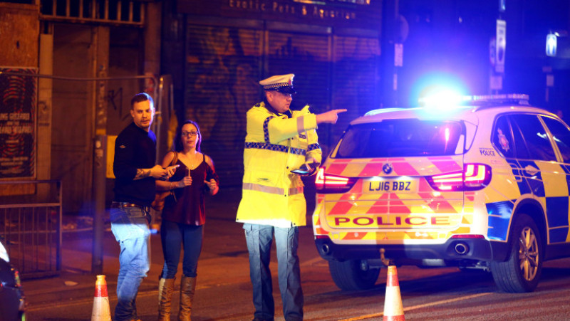 Police Respond To An Incident At Manchester Arena