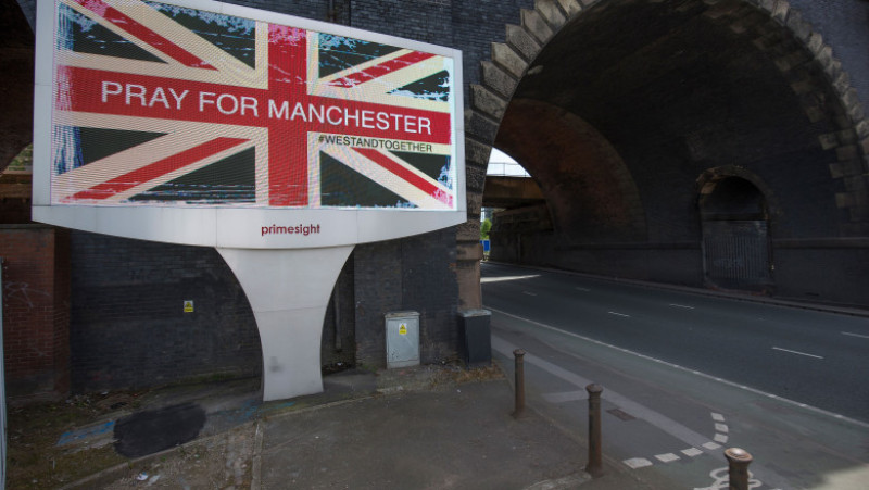 Aftermath In Manchester After Pop Concert Terrorist Attack Kills 22