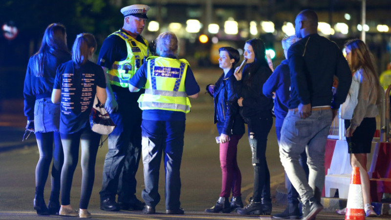 Police Respond To An Incident At Manchester Arena