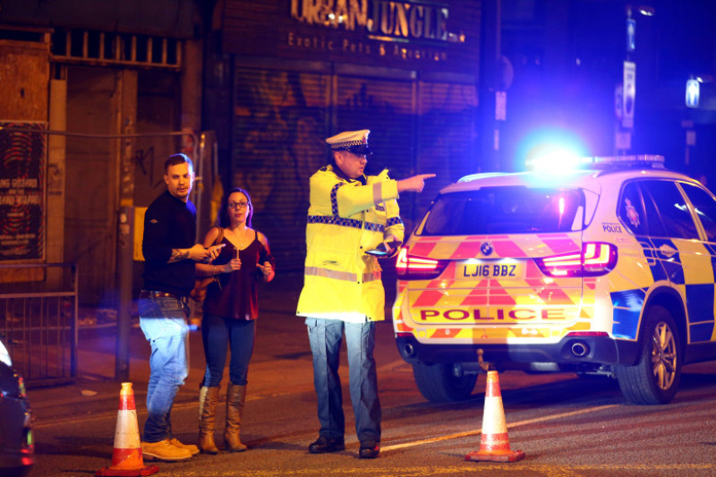 Police Respond To An Incident At Manchester Arena