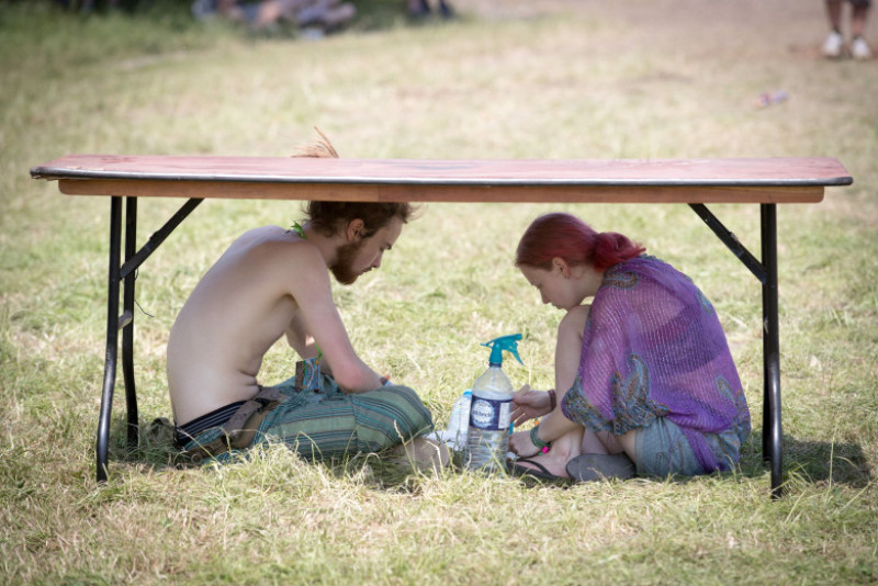 Festival Goers Enjoy Glastonbury 2017 - Day One