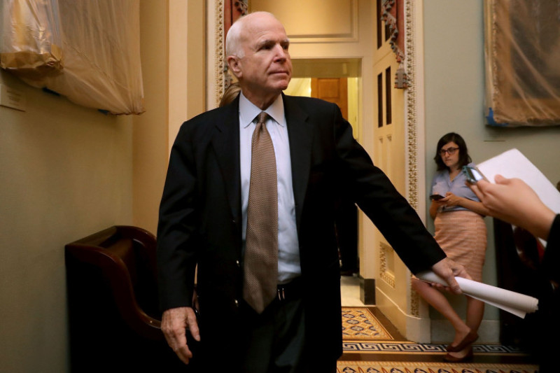 GOP Senators Hold Meeting To Discuss Draft Of Healthcare Bill