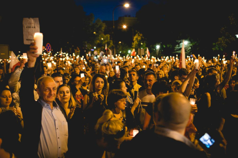 proteste polonia foto facebook akcja demokracja