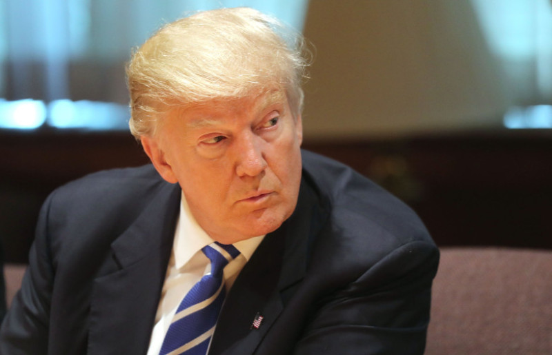 Donald Trump Campaigns In Chicago
