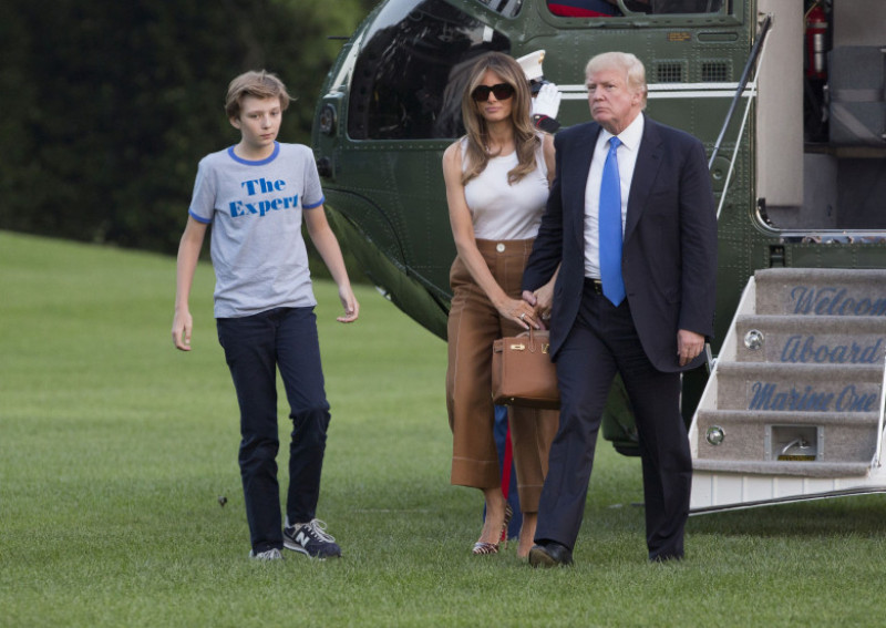 First Family Arrives At The White House