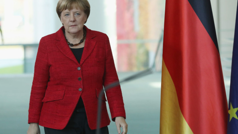 Angela Merkel Gives Statement Following Trump Election Victory