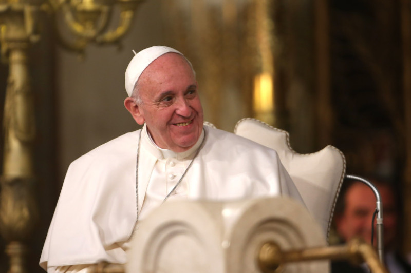 Pope Francis Visits The Synagogue of Rome