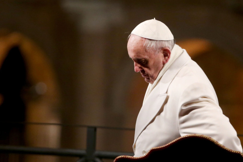Pope Leads The Stations of The Cross At The Colosseum