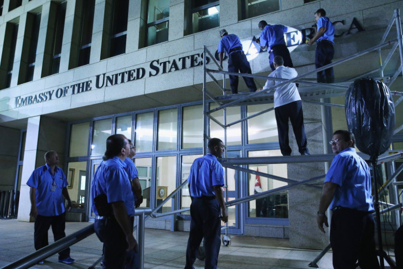 John Kerry Opens American Embassy In Havana, Cuba
