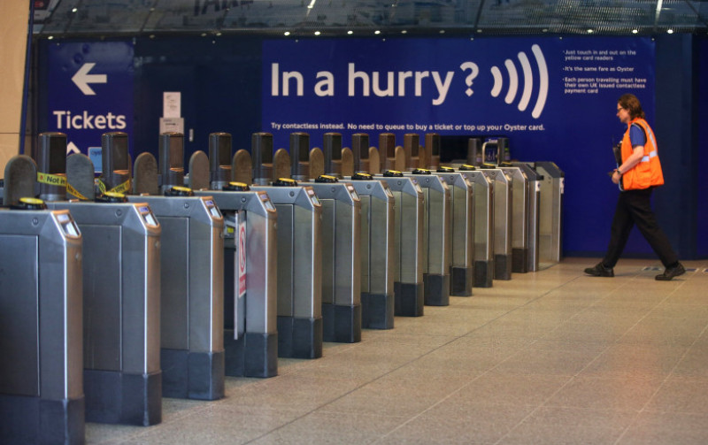 London Underground Staff Hold A 24 Hour Strike Over Roster Changes