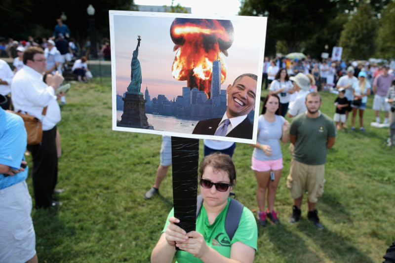 Donald Trump And Ted Cruz Join Capitol Hill Rally Against Iran Deal