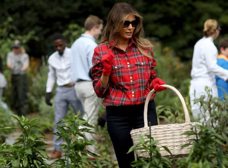 First Lady Melania Trump Holds White House Garden Event
