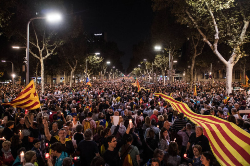 proteste Catalonia