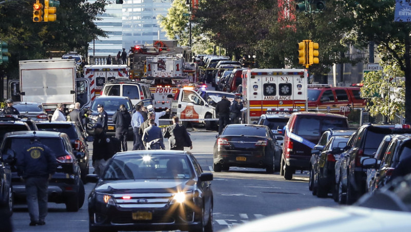 Multiple People Injured After Truck Plows Through New York City Bike Path