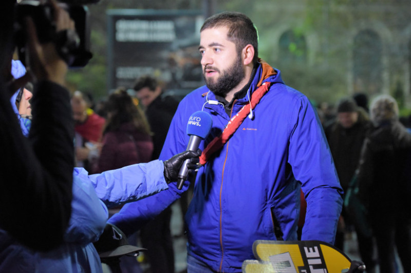 protest euronews - florin dragusin