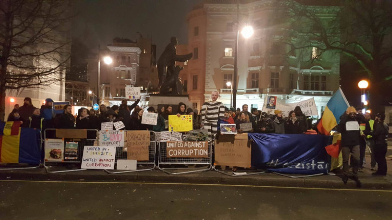 protest londra