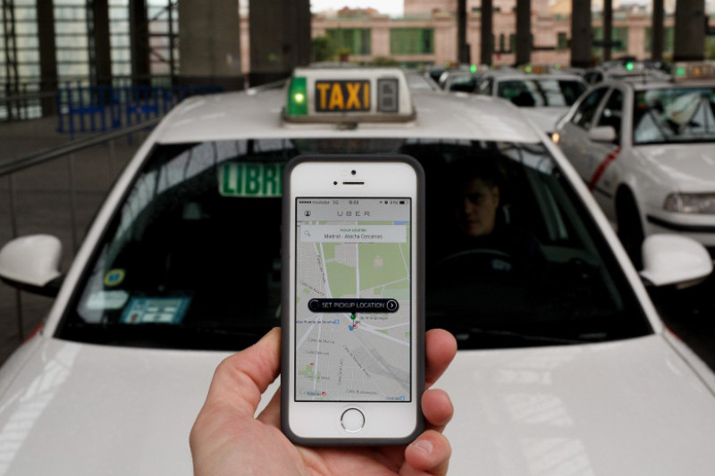 Uber Taxi App In Madrid