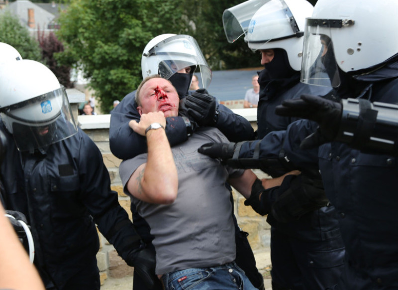 Protesters March in Malonne Against Possible Release of Ex-Wife of Child Murderer