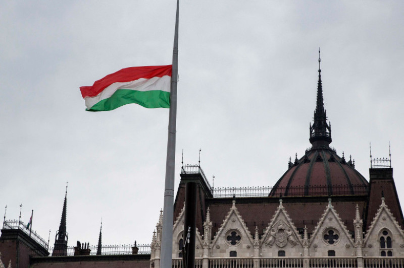Demonstrators Protest Against Orban Government