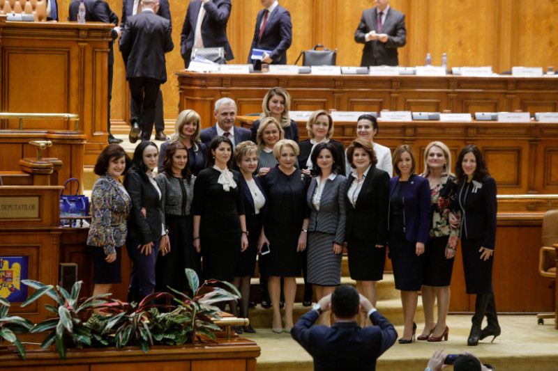 ministri femei guvernul viorica dancila si dragnea_nquam Photos George Calin