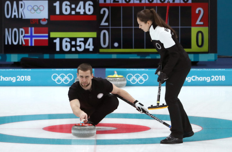 rusia echipa de curling