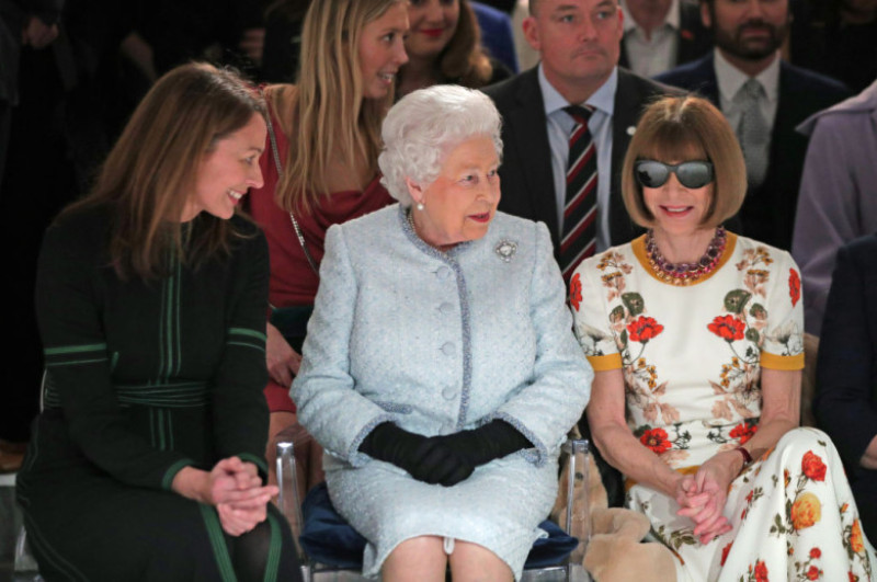The Queen Presents The Inaugural Queen Elizabeth II Award For British Design At London Fashion Week