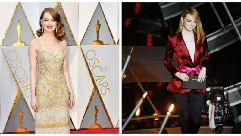 emma stone anul trecut vs anul asta