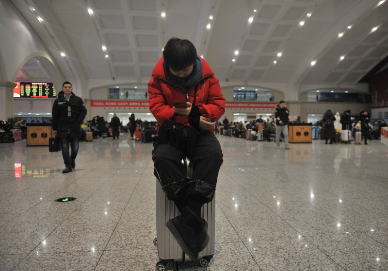 Migrant Workers Return Homes For Spring Festival