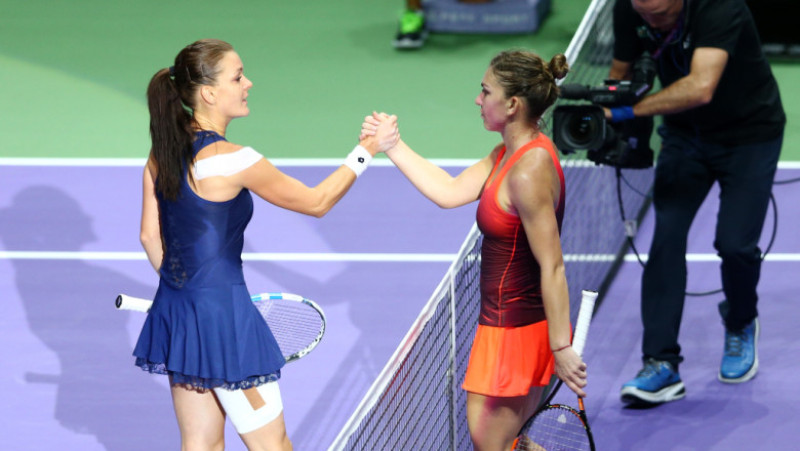 halep radwanska pentru turul 3 getty