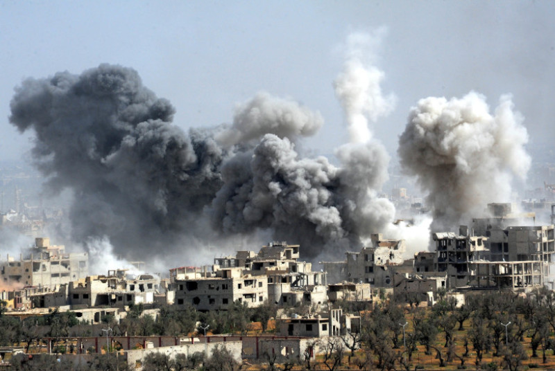 Douma, Siria, atac chimic
