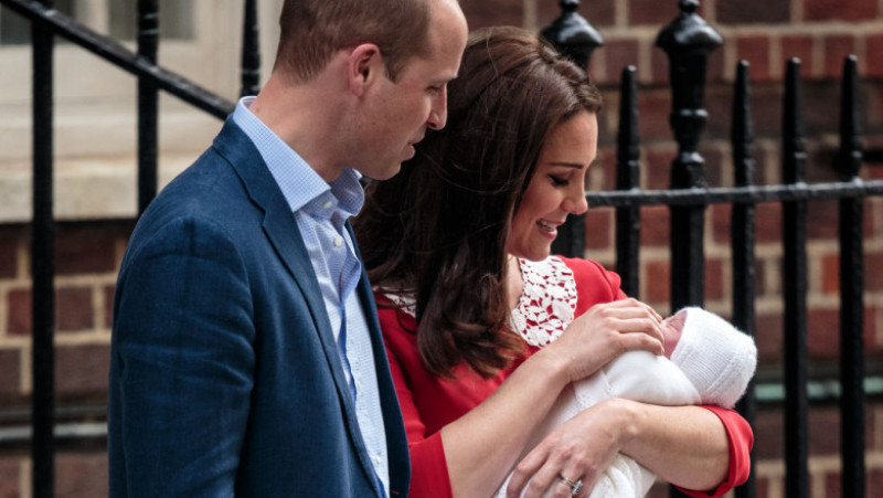 The Duke & Duchess Of Cambridge Depart The Lindo Wing With Their New Son