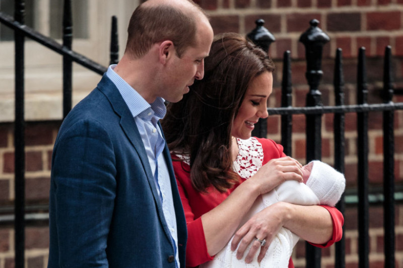 The Duke & Duchess Of Cambridge Depart The Lindo Wing With Their New Son