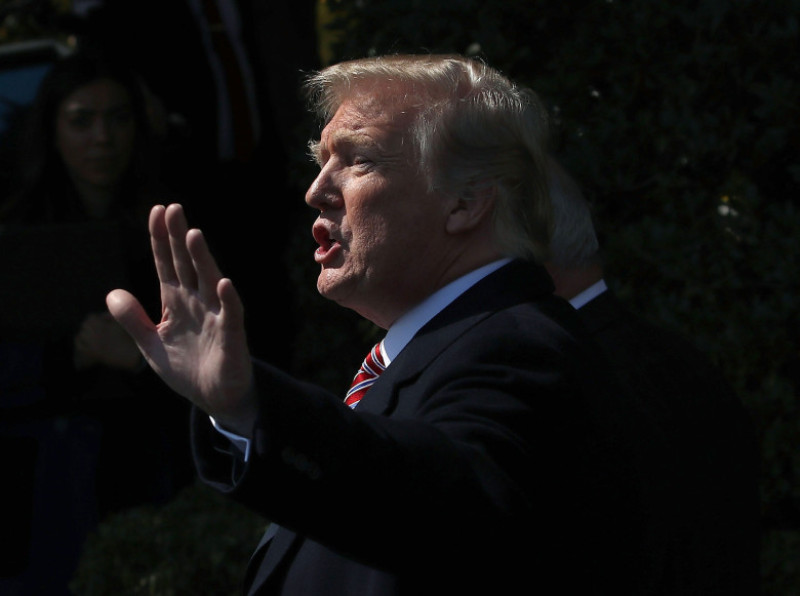 President Trump Hosts College Football Champions The Alabama Crimson Tide At The White House