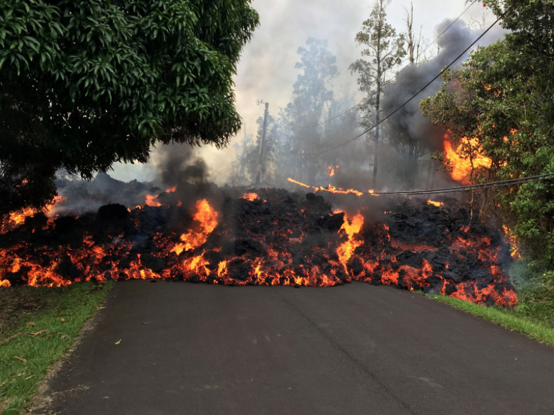 Hundreds Forced To Evacuate After Hawaii's Kilauea Volcano Erupts