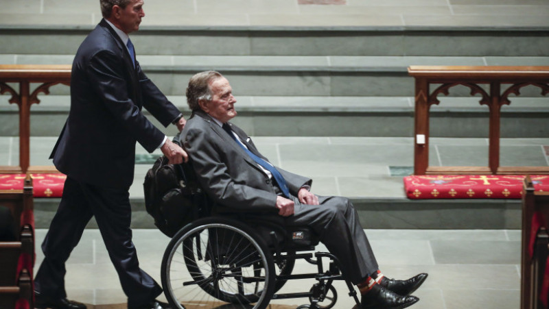 Mourners, Including Former Presidents, Attend Funeral For Barbara Bush
