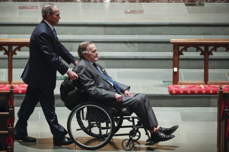 Mourners, Including Former Presidents, Attend Funeral For Barbara Bush
