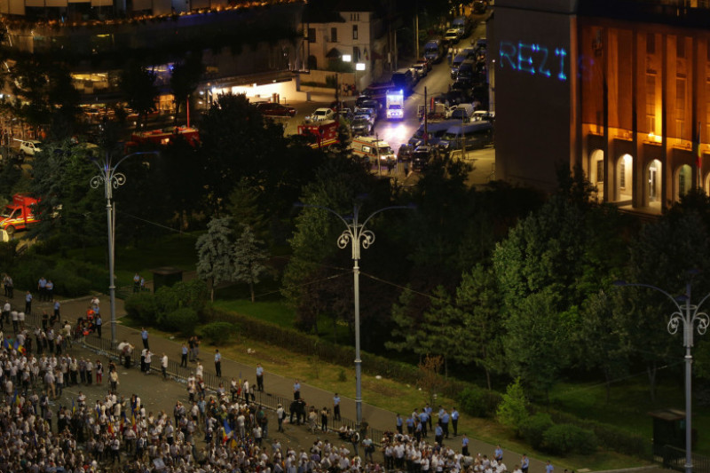 mesaj rezist miting psd - inquam ganea