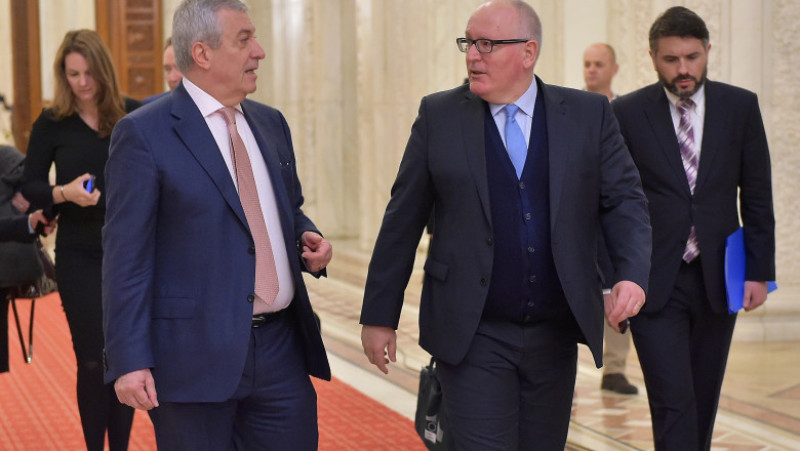 tariceanu timmermans agerpres_9748687