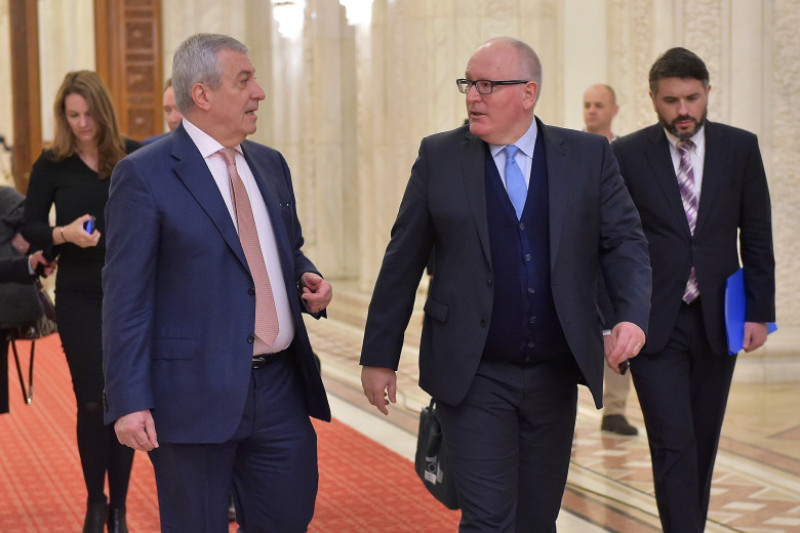 tariceanu timmermans agerpres_9748687