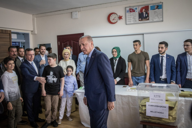 Turkish Voters Go To The Polls For Presidential And Parliamentary Elections